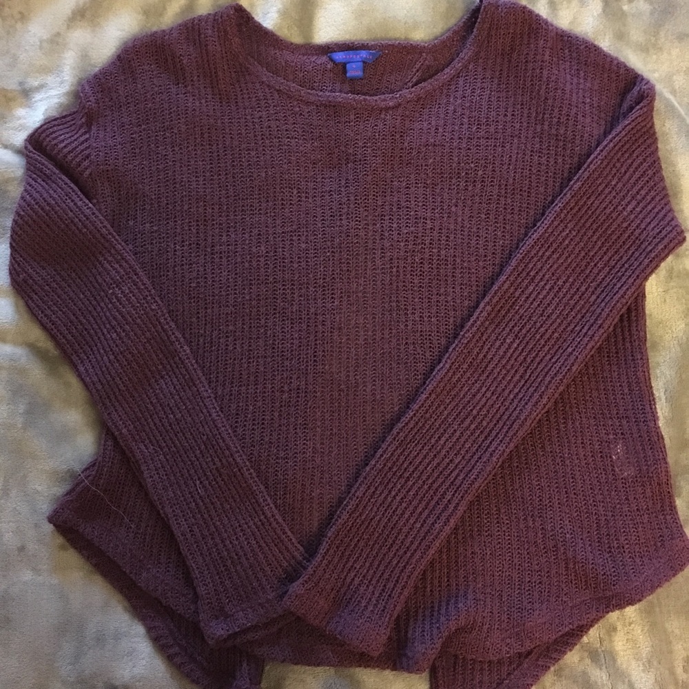 ❤️ Aeropostale Burgundy Sweater - Size S